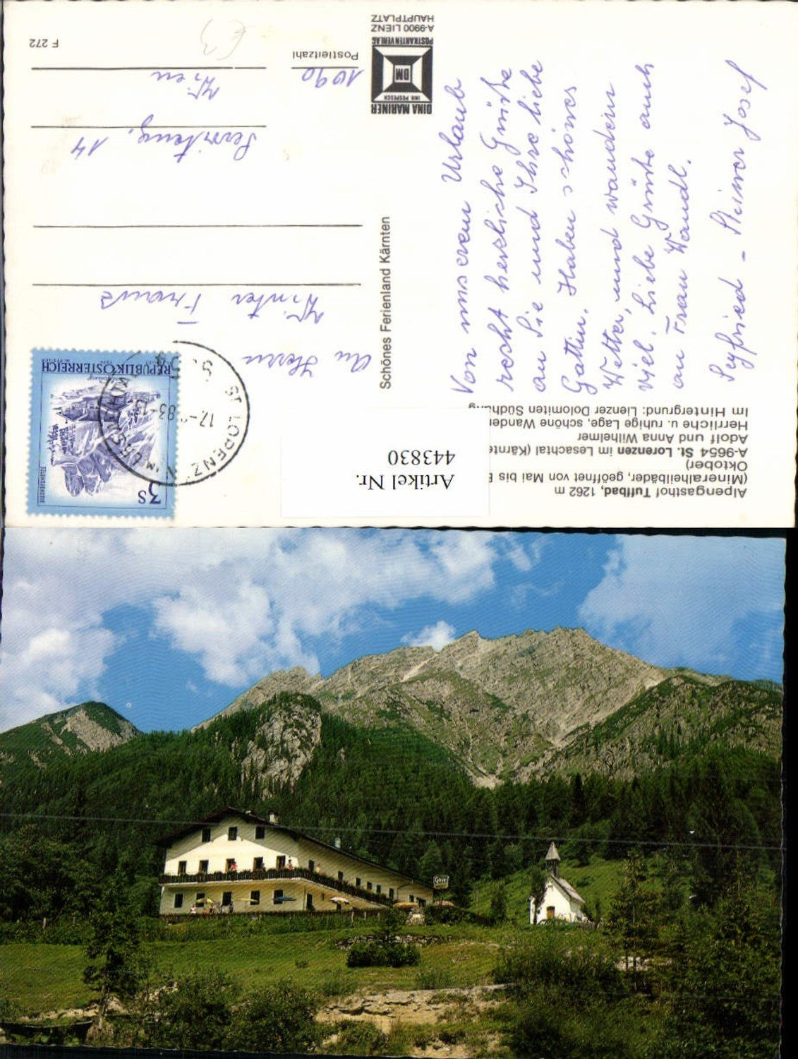 Alte Ansichtskarte – Old Postcard