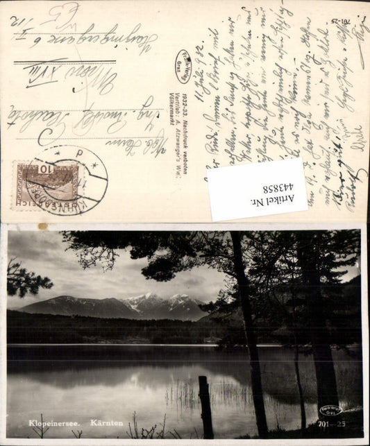 443858,Klopeinersee See b. St. Kanzian Bergkulisse