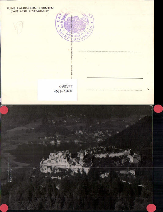 443869,Villach Ruine Burg Landskron