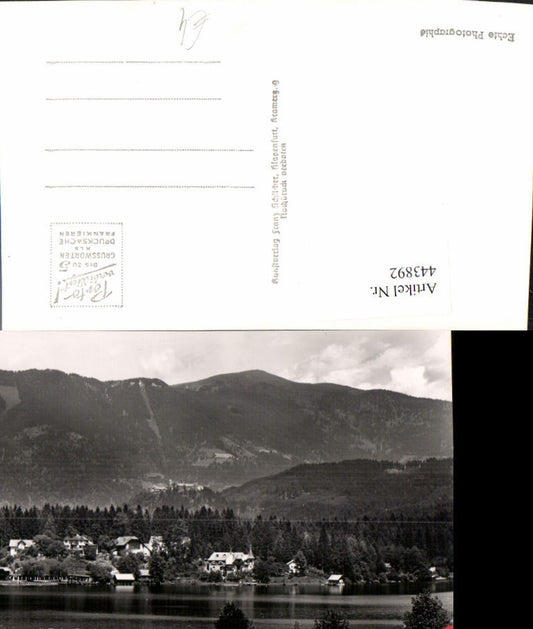 443892,Villach Magdalenensee See m. Ruine Landskron pub Franz Schilcher 222a