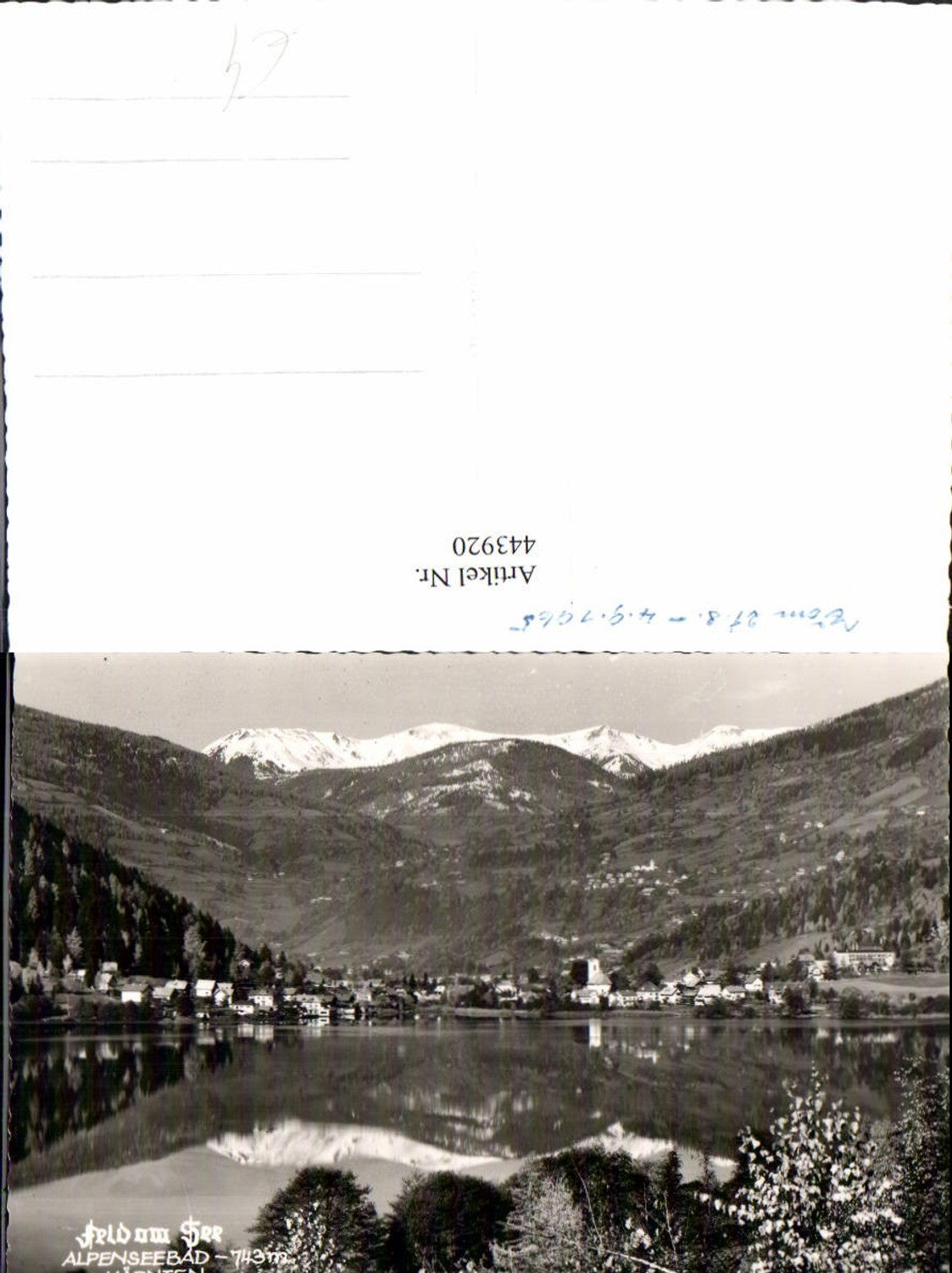 443920,Feld am See Totale Bergkulisse