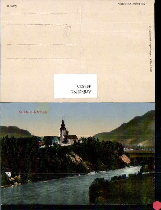 443926,St. Martin b. Villach Teilansicht Kirche