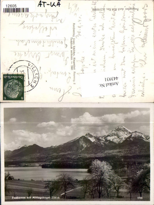 443931,Faakersee See b. Faak m. Mittagskogel Bergkulisse pub Franz Schilcher 1715