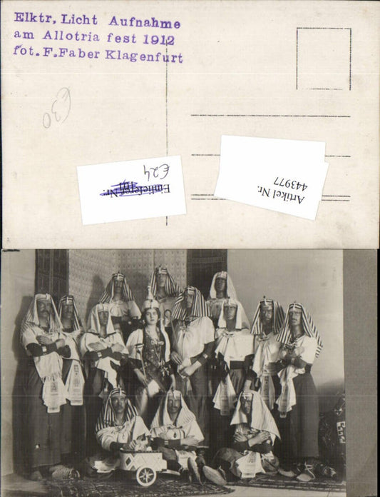 443977,Foto AK Klagenfurt am Wörthersee Theatergruppe Theater Pharaonen