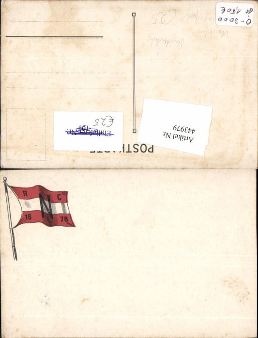 443979,Klagenfurt am Wörthersee Ruderclub Nautilus Fahne Flagge