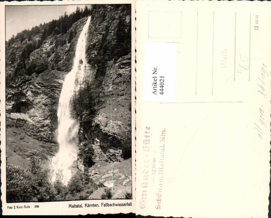 444021,Maltatal b. Malta Schönau Fallbachwasserfall Wasserfall