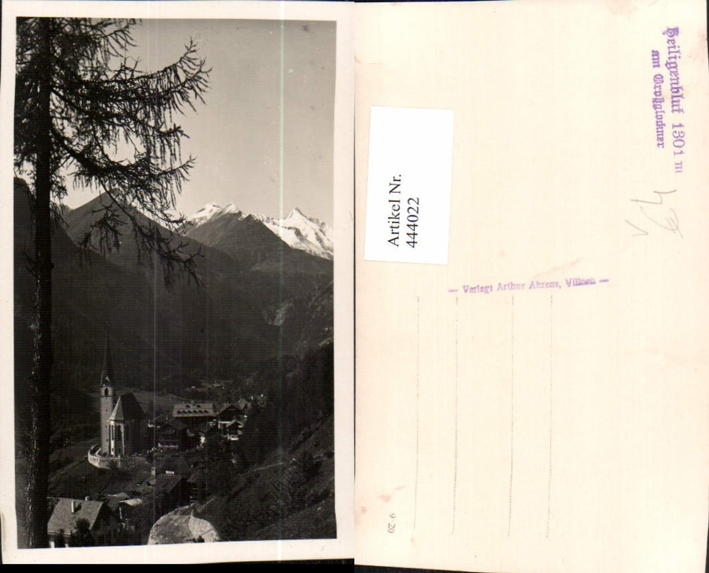 444022,Heiligenblut Totale m. Großglockner Bergkulisse pub Arthur Ahrens