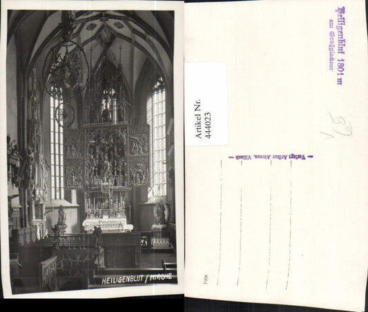 444023,Heiligenblut Kirche Innenansicht pub Arthur Ahrens