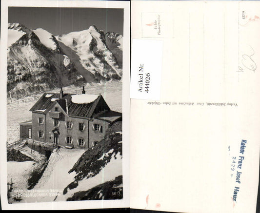444026,Franz-Josefshaus m. Großglockner b. Heiligenblut Bergkulisse