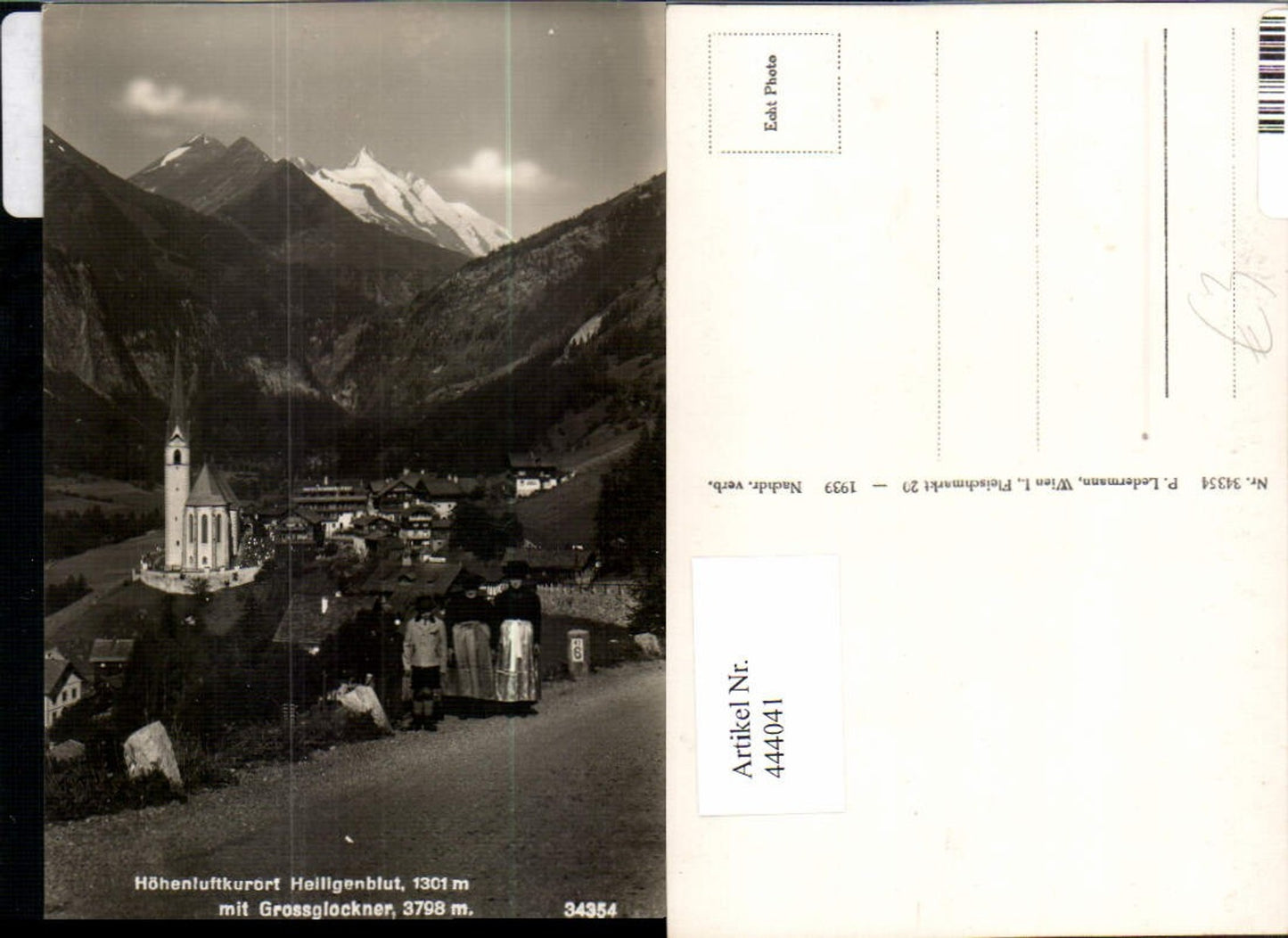 444041,Heiligenblut Totale m. Großglockner Bergkulisse