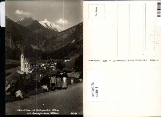 444041,Heiligenblut Totale m. Großglockner Bergkulisse