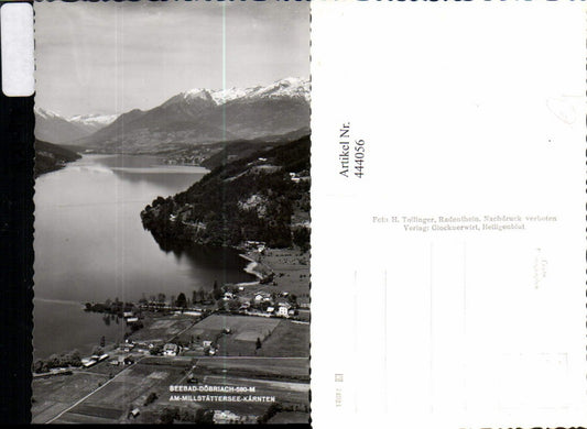 444056,Bad Döbriach am Millstättersee Totale Bergkulisse