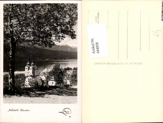 444058,Millstatt am See Teilansicht Bergkulisse