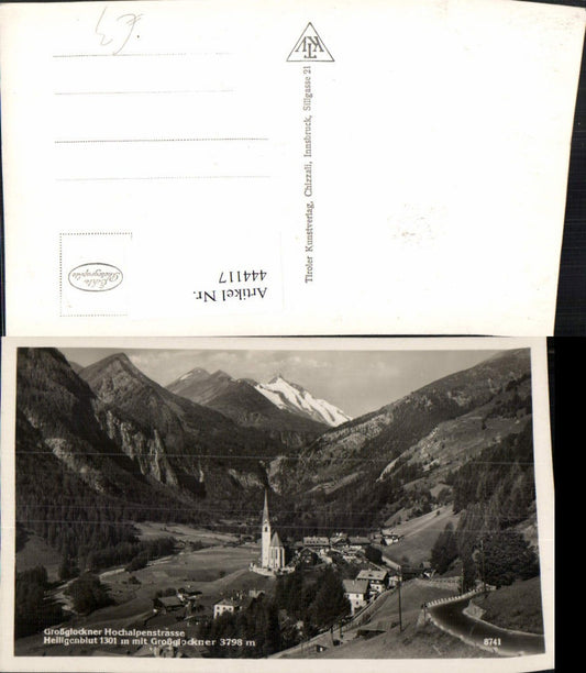 444117,Heiligenblut Totale m. Großglockner Bergkulisse