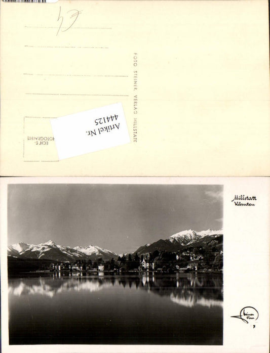 444125,Millstatt am See Teilansicht Bergkulisse pub Foto Steiner 7