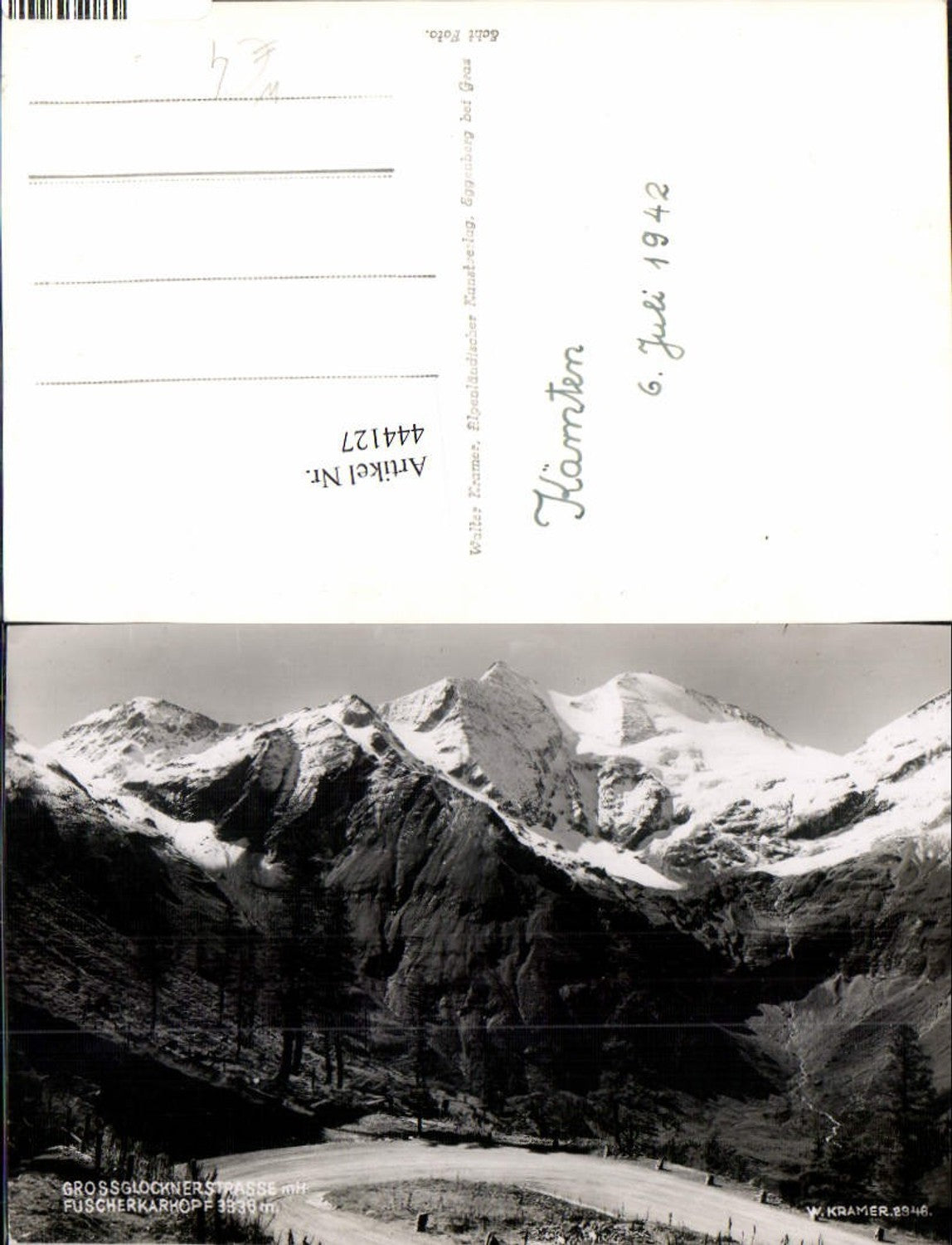 444127,Großglocknerstraße b. Heiligenblut Fuscherkarkopf Bergkulisse