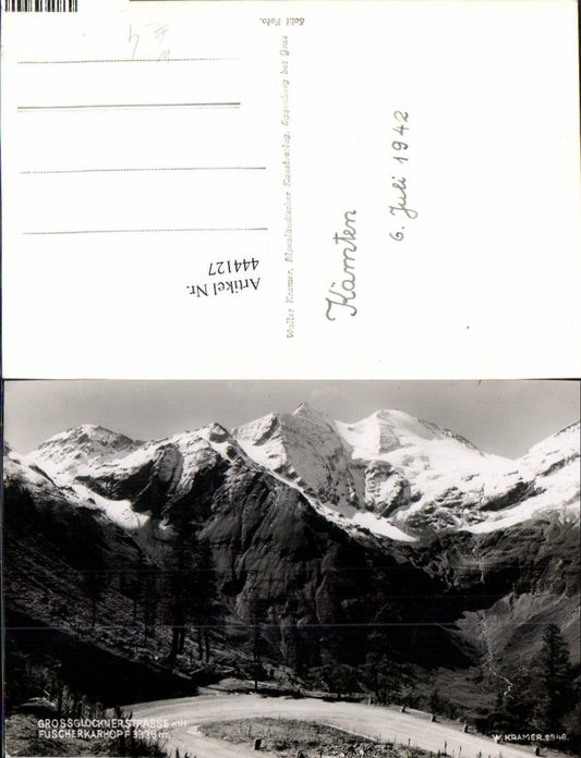 444127,Großglocknerstraße b. Heiligenblut Fuscherkarkopf Bergkulisse