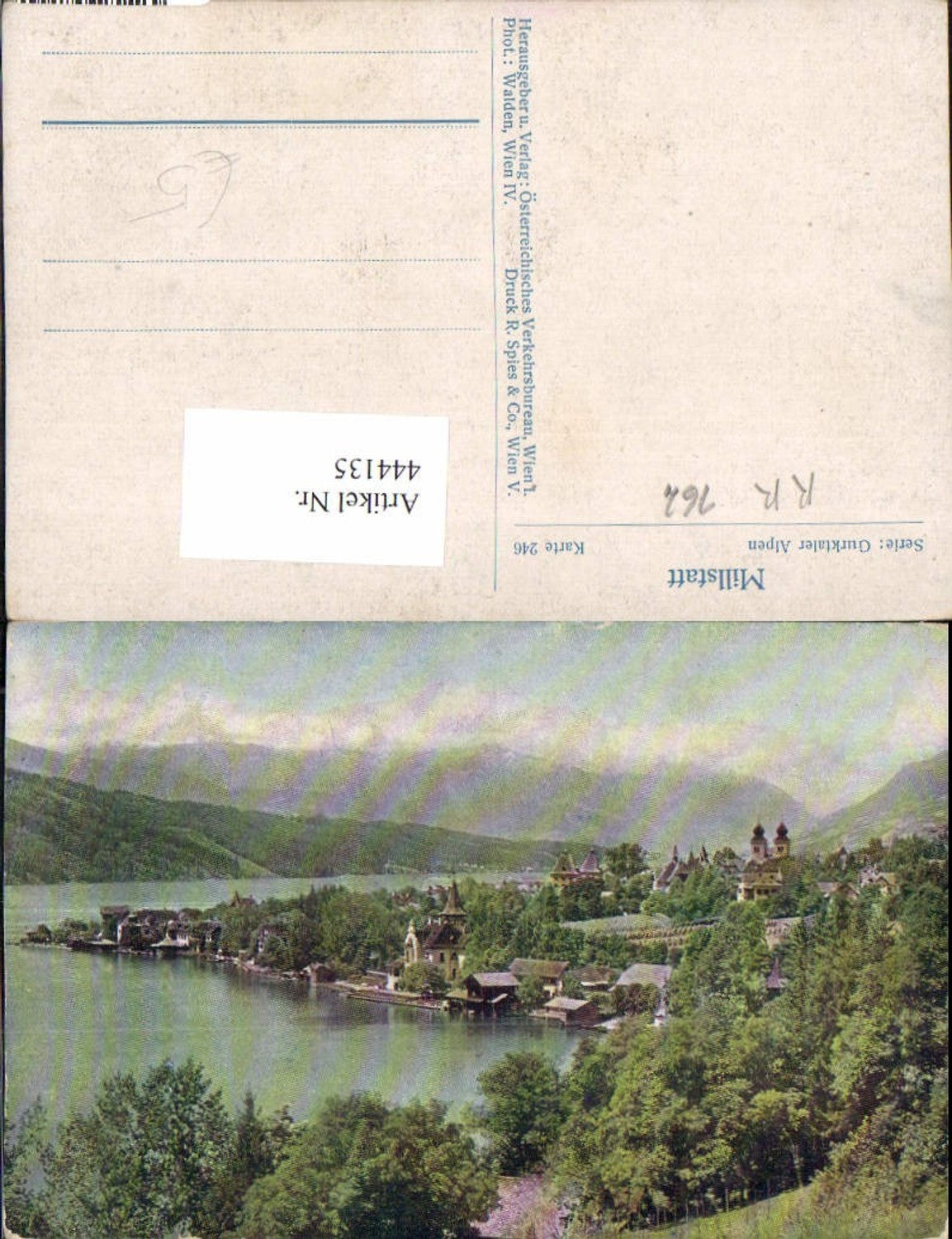 444135,Millstatt am See Totale Bergkulisse