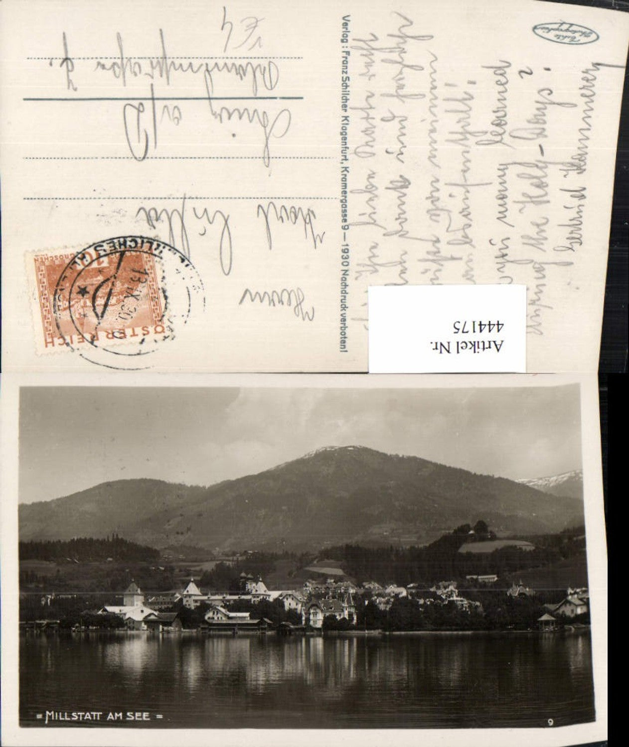 444175,Millstatt am See Totale Bergkulisse pub Franz Schilcher 9