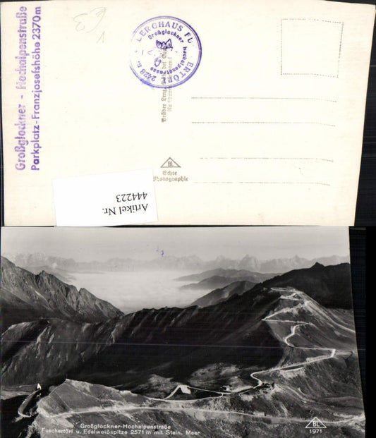 444223,Großglockner Hochalpenstraße b. Heiligenblut Fuschertörl Bergkulisse