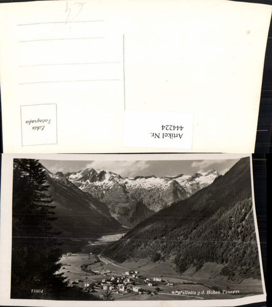 444224,Mallnitz Totale geg. Hohen Tauern Bergkulisse