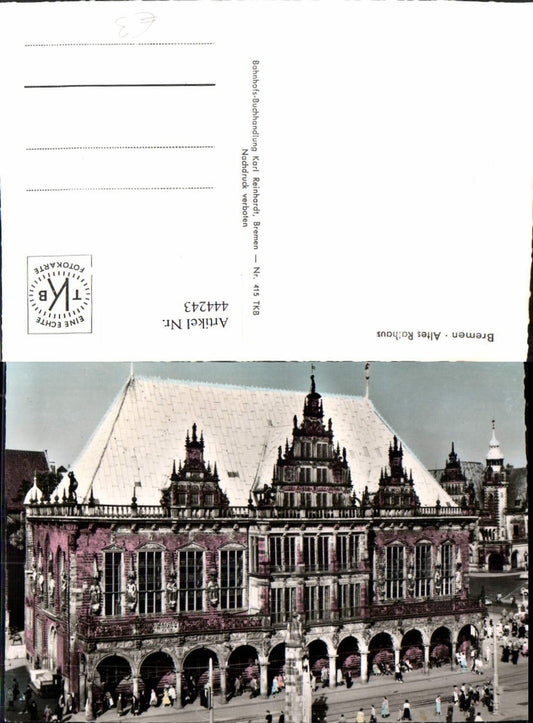 444243,Bremen Altes Rathaus Gebäude