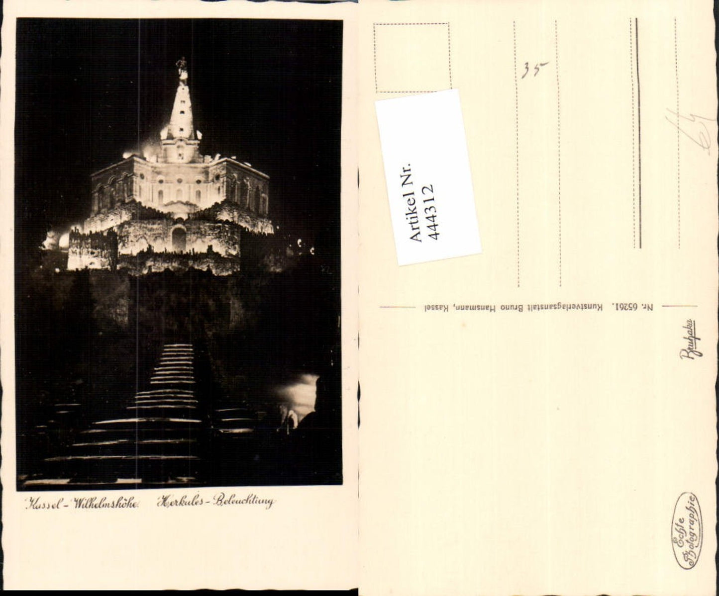 444312,Kassel Wilhelmshöhe Herkules-Beleuchtung