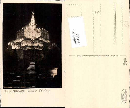 444312,Kassel Wilhelmshöhe Herkules-Beleuchtung