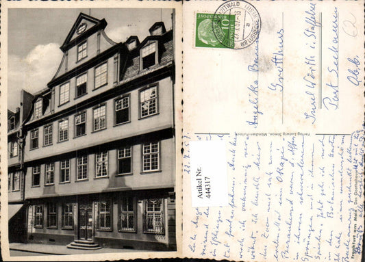 444317,Frankfurt am Main Goethehaus Gebäude