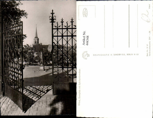444348, Erfurt Cathedral Square with Sybil Tower Monument
