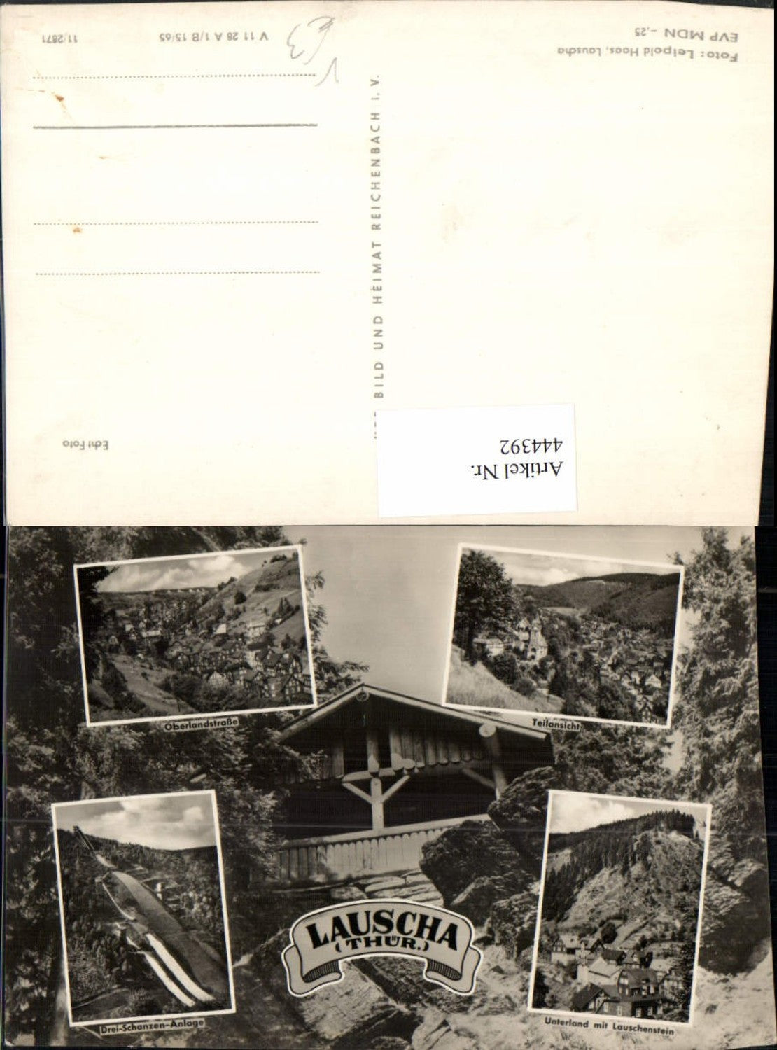 444392, Lauscha Totale Schanze Multi-image map pub VEB