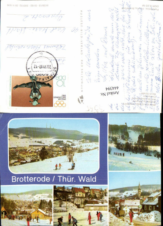 444394, Brotterode Total Inselsberg Ice Stadium Winter Pictures Multi-image Map