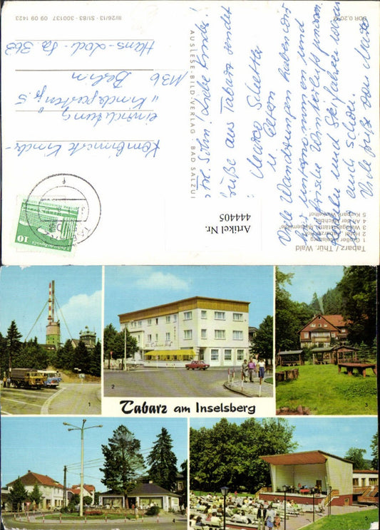 444405,Tabarz am Inselsberg Hotel Gaststätte Milchbar Mehrbildkarte