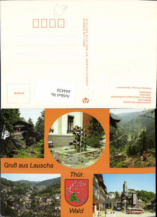 444420, Lauscha Totale Glasbrunnen Hüttenplatz Multi-view map