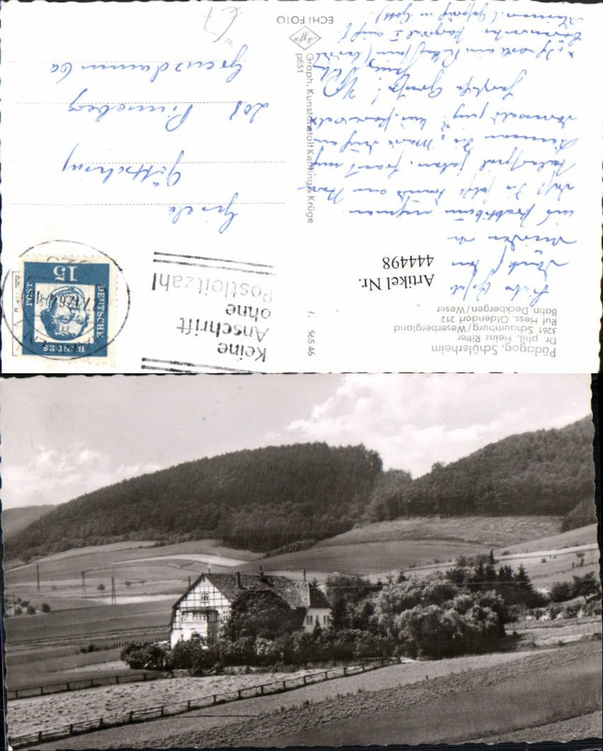 444498,Schaumburg im Weserbergland Pädagogisches Schülerheim