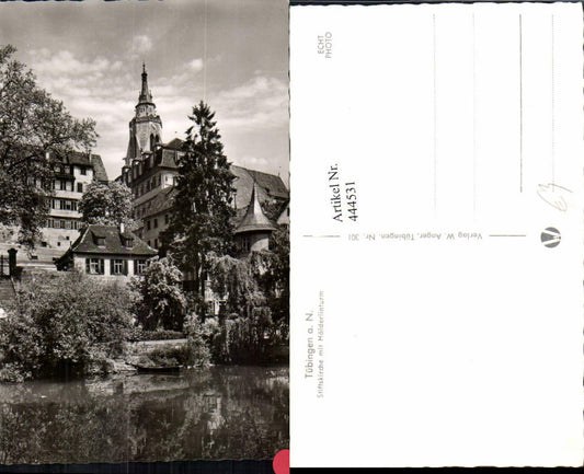 444531, Tübingen am Neckar Collegiate Church with Hölderlin Tower