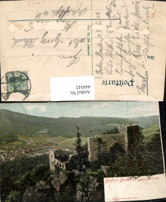 444542, Baden-Baden Old Castle Ruins