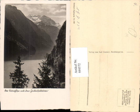 444572,Königssee See b. Schönau m. Funtenseetauern Bergkulisse