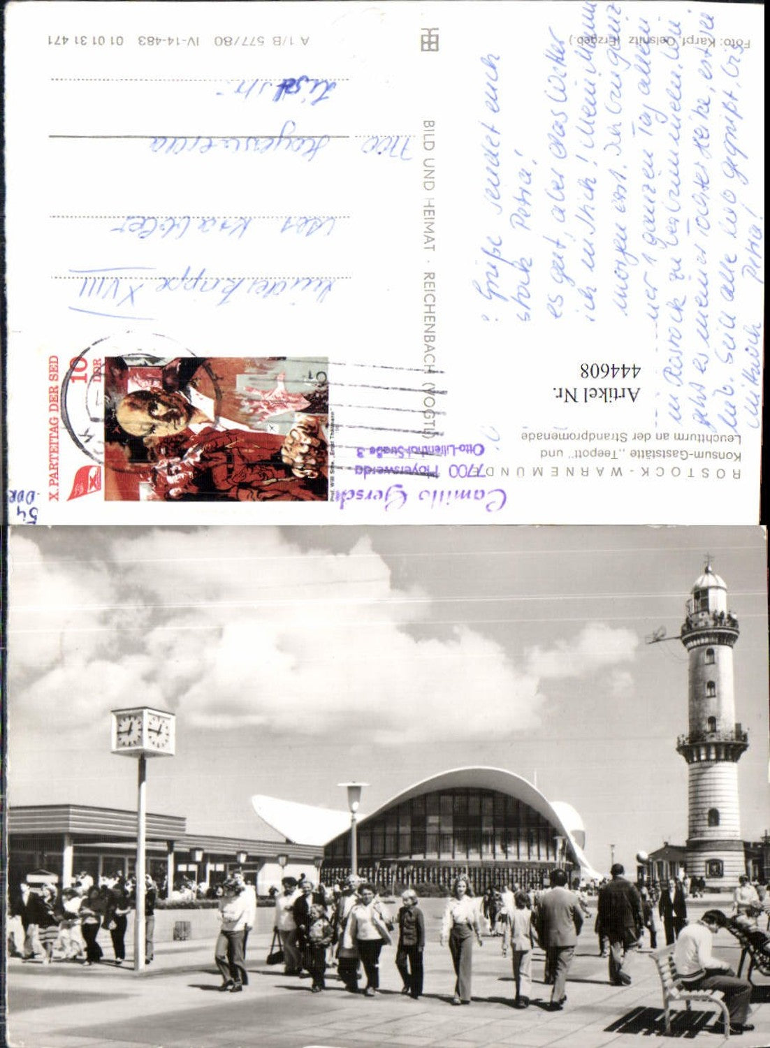 444608,Leuchtturm Rostock Warnemünde Teepott Strandpromenade