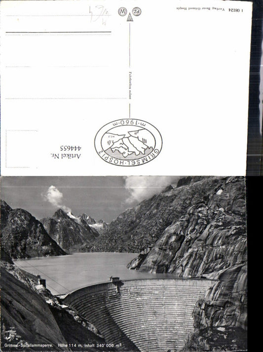 444655,Talsperre Grimsel Spitallammsperre Guttannen