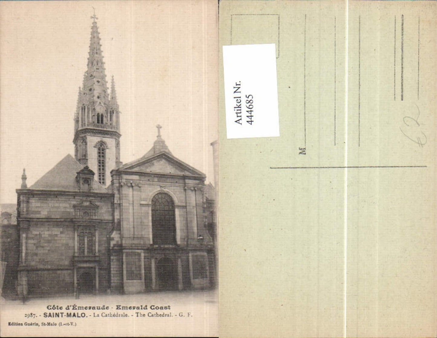 444685,Saint-Malo La Cathedrale Kathedrale Kirche