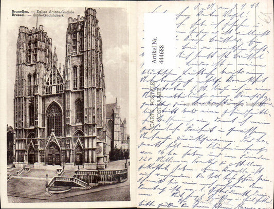 444688,Bruxelles Brüssel Eglise Sainte Gudule Kathedrale Kirche