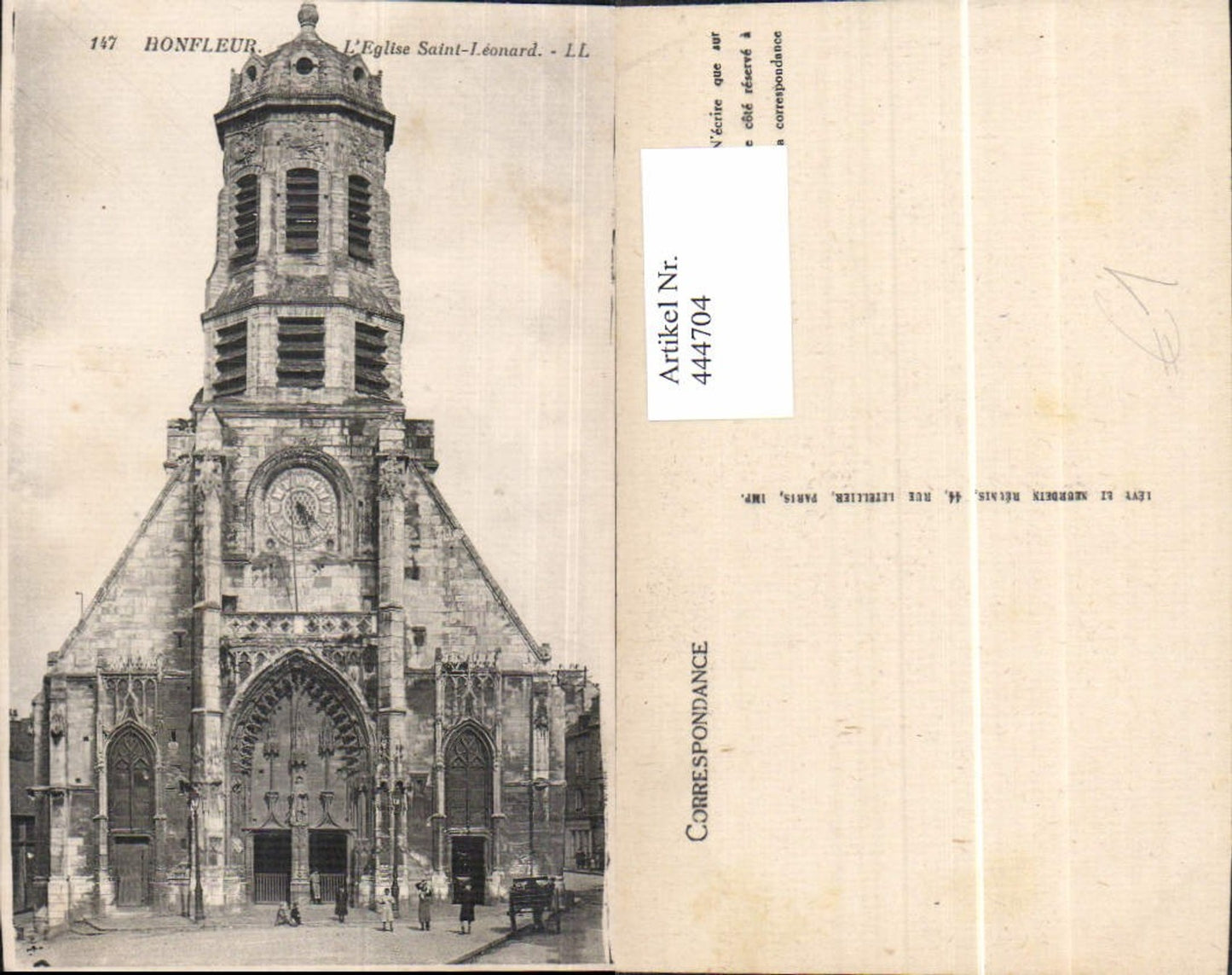 444704,Honfleur L Eglise Saint Leonard Kirche
