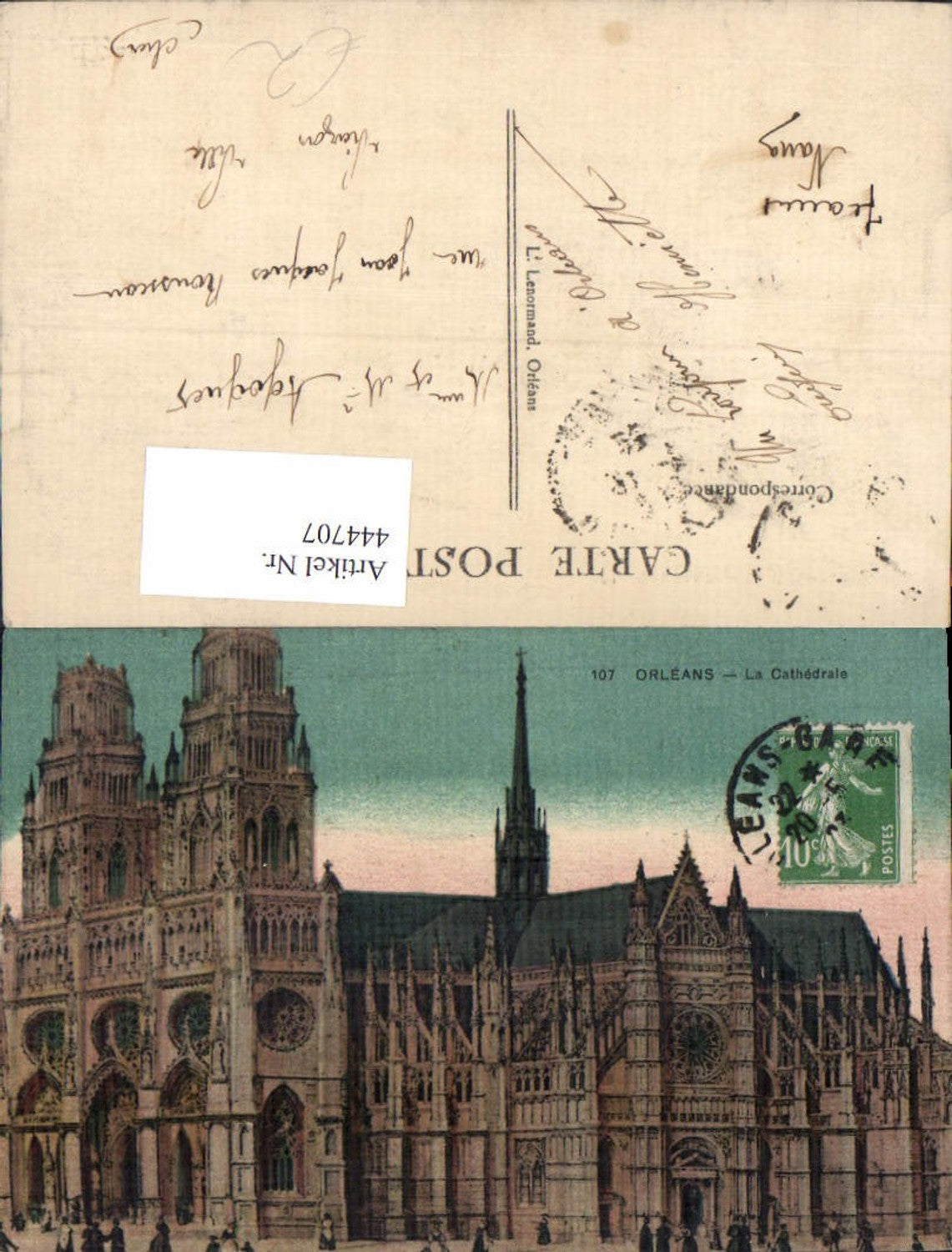 444707,Orleans La Cathedrale Kathedrale Kirche