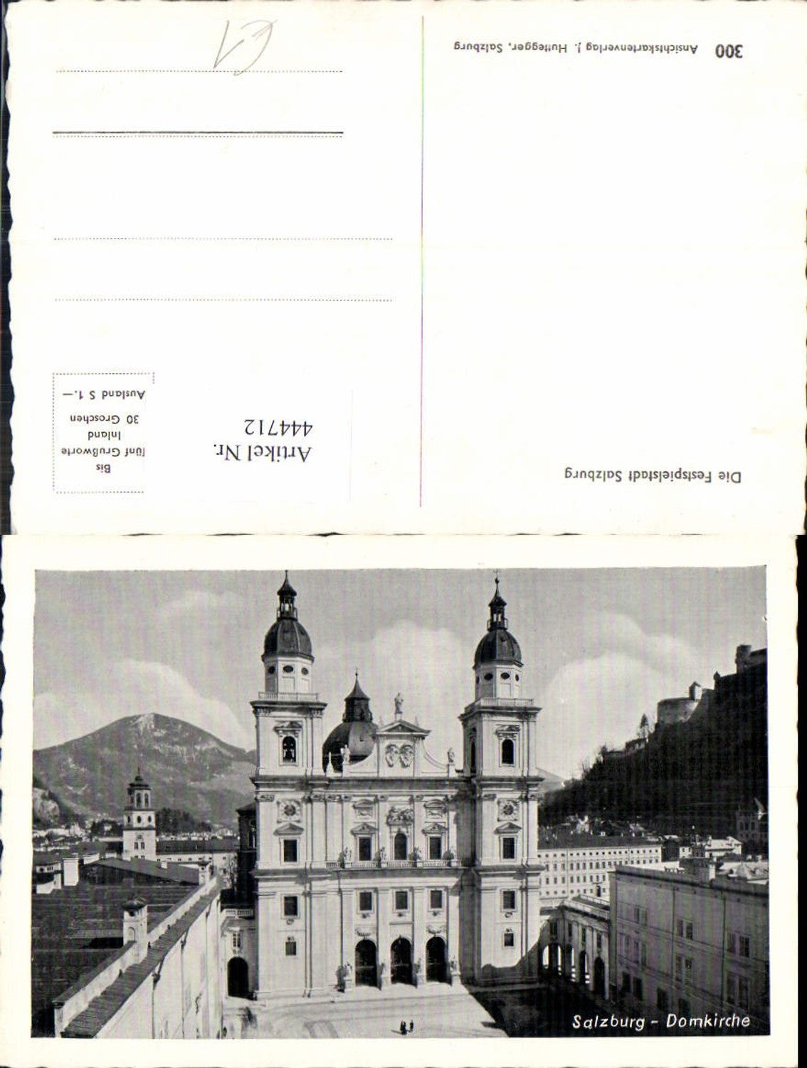 444712,Salzburg Domkirche Kirche
