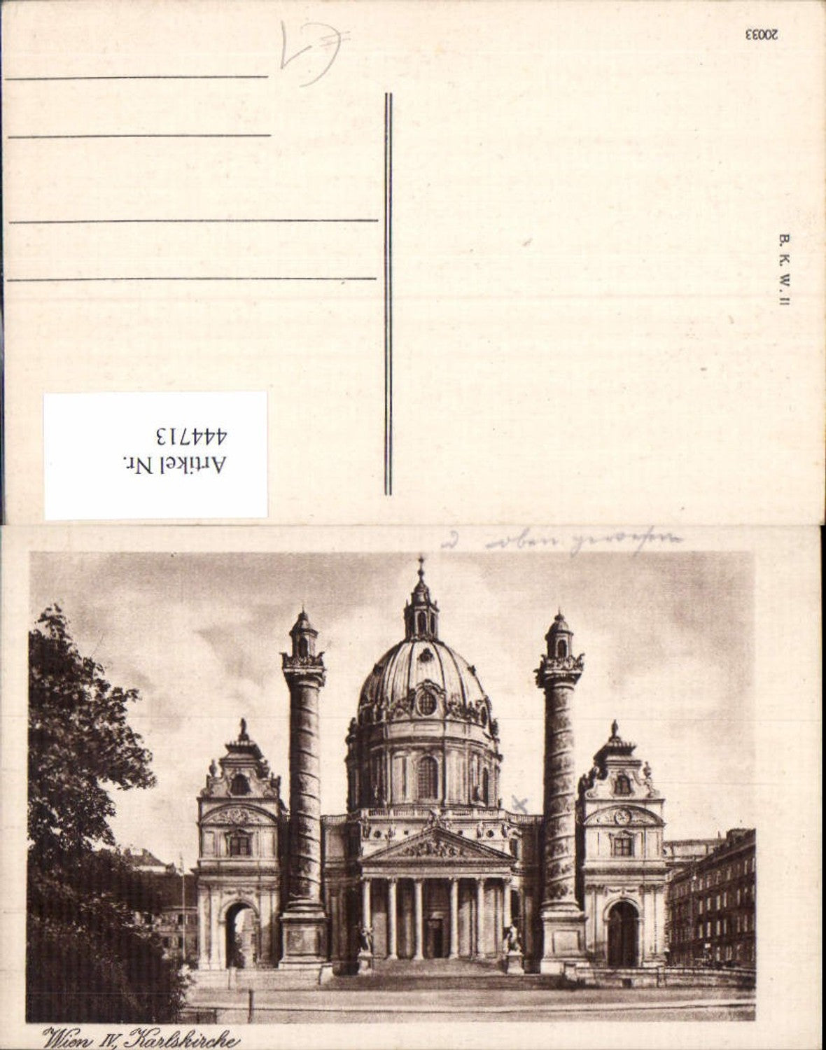 444713,Wien Karlskirche Kirche