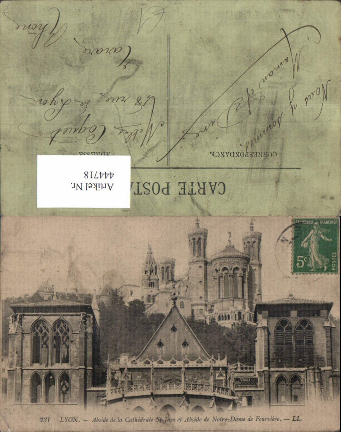 444718,Lyon Abside de la Cathedrale St Jean Kirche