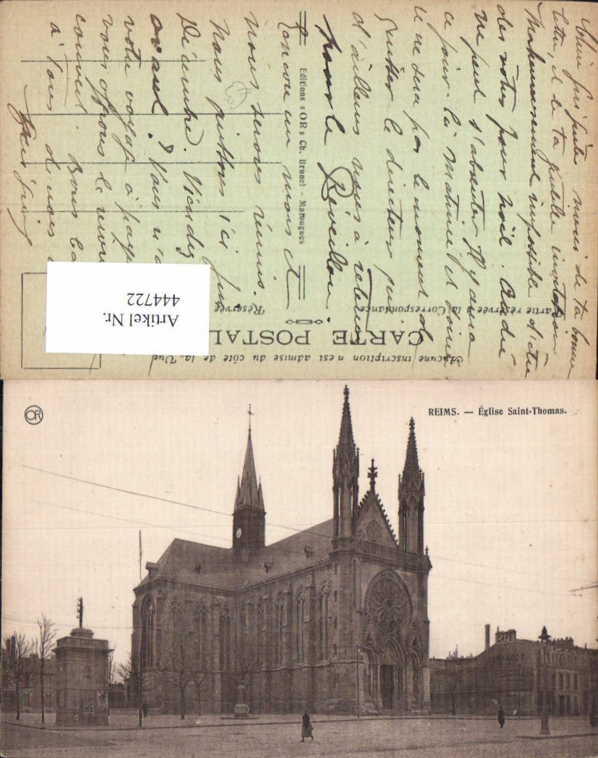 444722,Reims Eglise Saint-Thomas Kirche