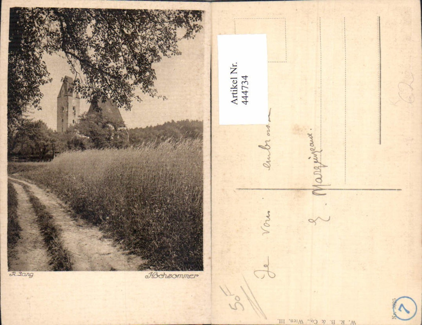 444734,Fotokunst A. Lang Hochsommer Kirche Landschaft