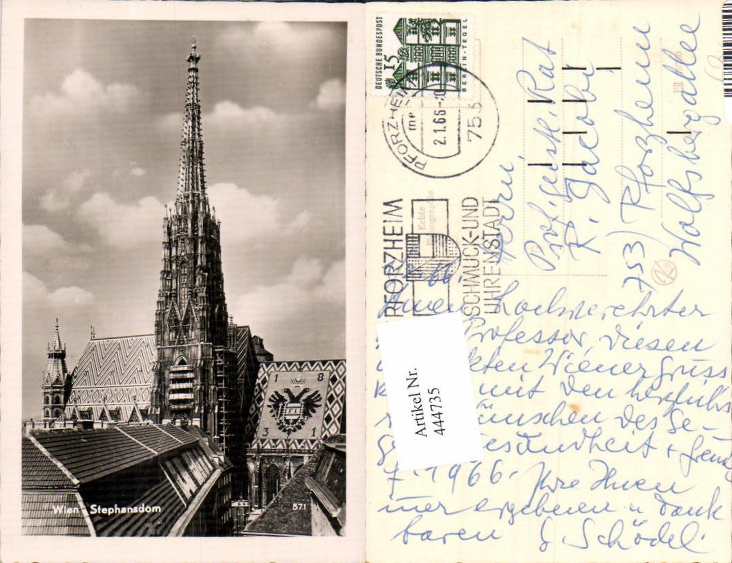 444735,Foto Ak Wien Stephansdom Dom Kirche